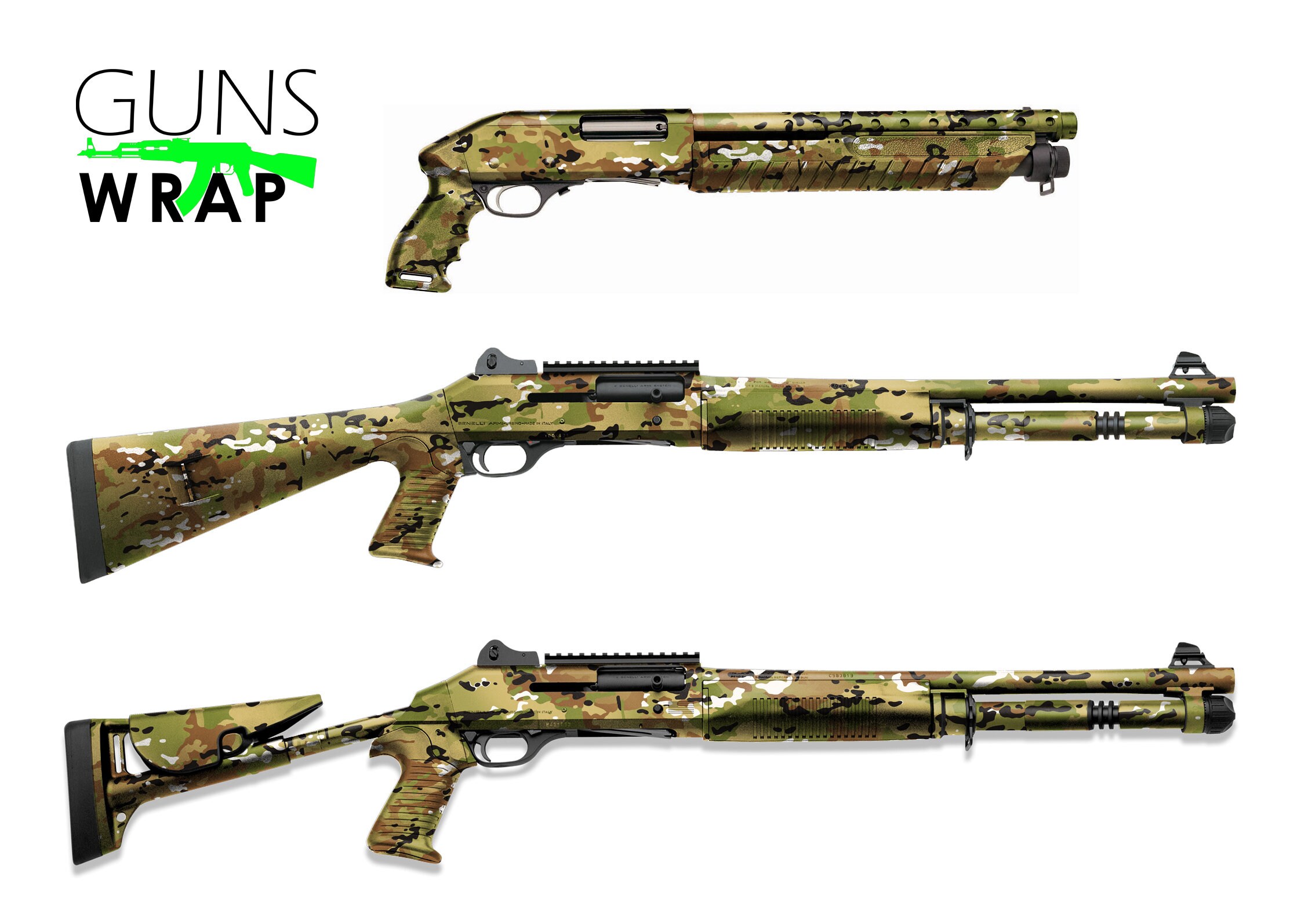 Shotgun Skin GunsWrap Hunting Camouflage Wrap Kit for Gun Etsy