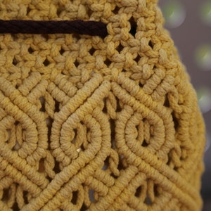 Macrame Bag Mochila Kurkuma image 5