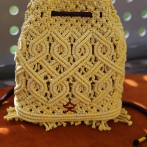 Macrame Bag Mochila Kurkuma image 2