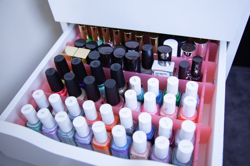 Drawer Makeup Organizer For Ikea Alex 5 Drawer Unit Drawer Etsy
