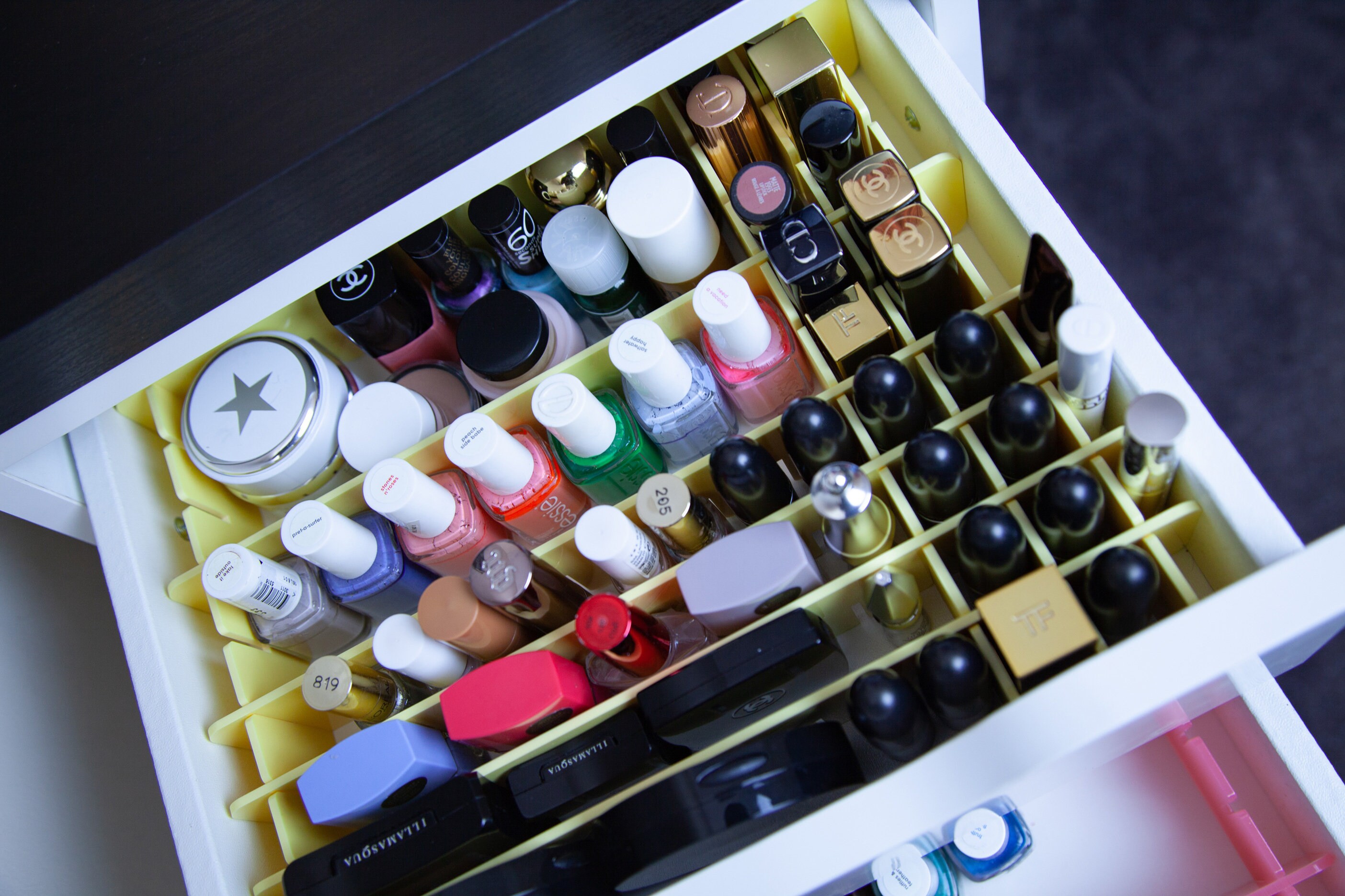 Drawer Dividers for IKEA 9 drawer unit acrylic makeup Etsy