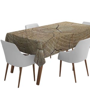 Tischdecke mit Motive Langlebigkeit, aus Stoff, Maßgeschneiderte