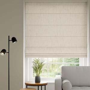 Custom Lino Roman Shade | Natural Look Window Treatment | Any Size | Fast & Quality | Worldwide Shipping