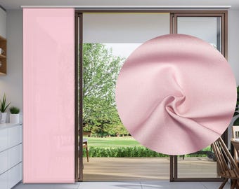 Icy Pink Sliding Panel Curtains – Versatile Window Treatments for Large Windows & Patio Doors, Sliding Glass Door, 1 Panel