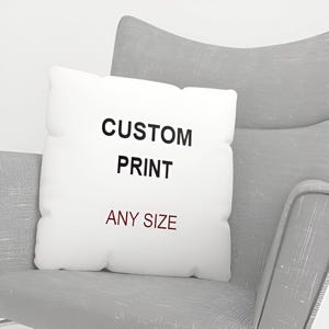 Custom made pillowcase, personalised with photo or text