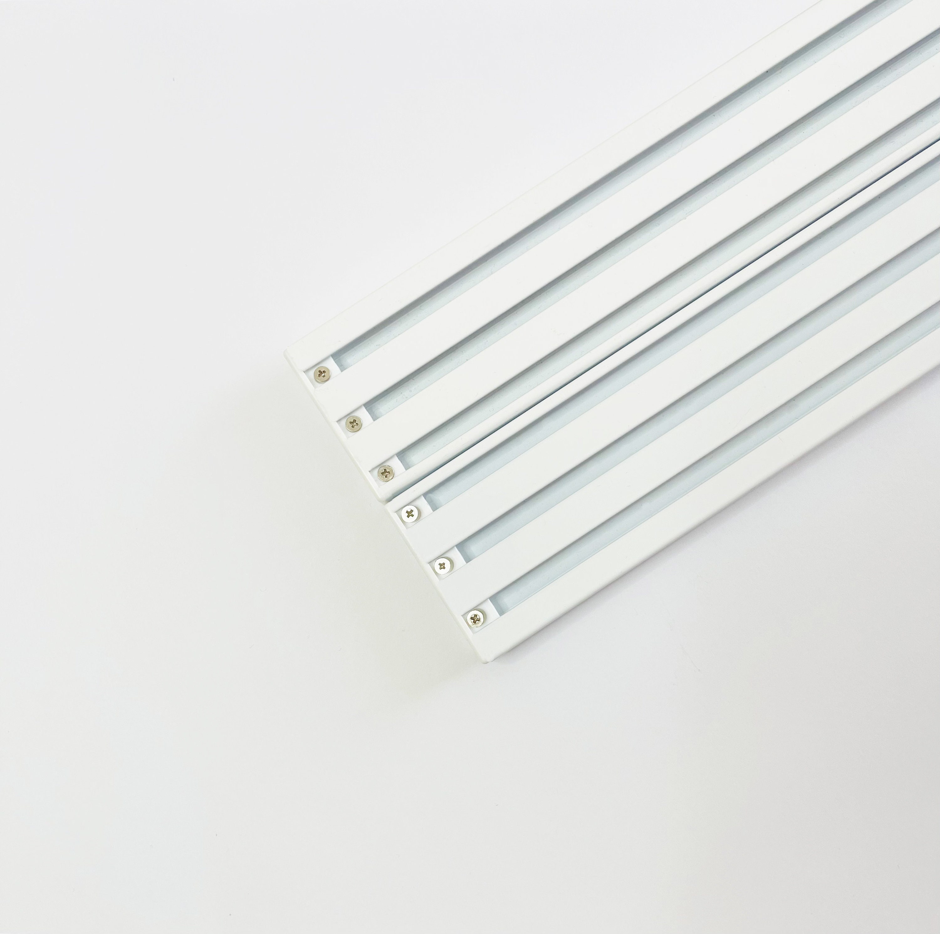6-Binari delle Tende a Pannello, Binario per Tende triplo a soffitto, Bastone per tende triplo a parete, Sistemi triplo tenda personalizzata