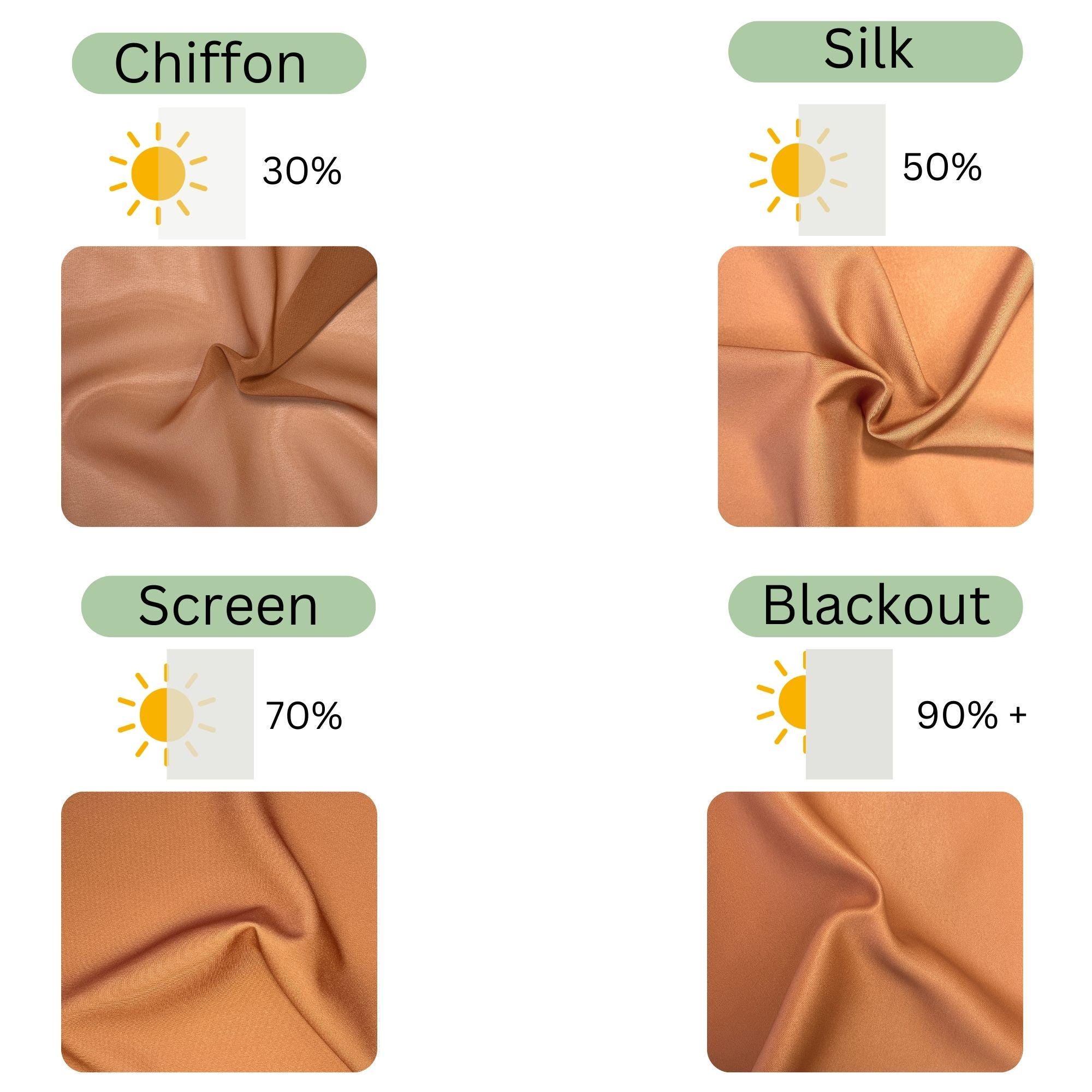 Brown Caramel Sliding Panel Curtains – Versatile Window Treatments for ...