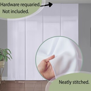 Sliding Panel Curtain Beautiful Fog in the Forest, Set of 4 Blinds for Patio Doors or Closet Dors, Vertical Blind for Sliding Glass Doors image 5
