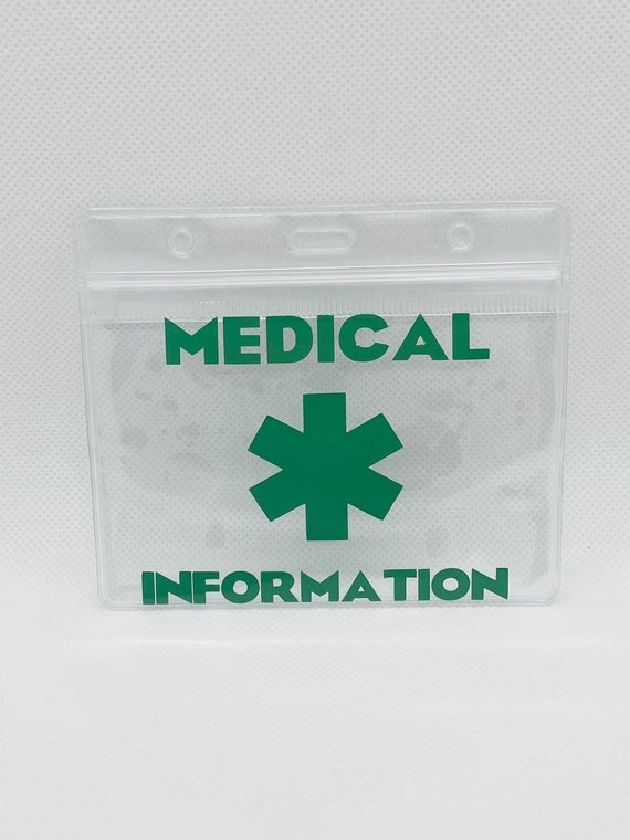 Medical Card Holder Keep Your Record Safe Etsy
