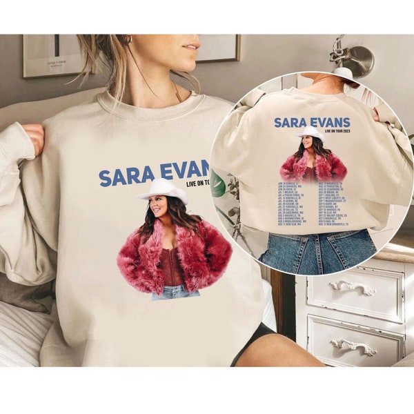 Sara Evans 2023 Fan Png, Sara Evans Live On Tour 2023 Png, Sara Lynn Evans Png Gift, Sara Evans 2023 Concert Png For Fan