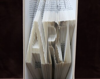 ART custom Order. Folded Book,New shop,Love gift,Weihnachtsgeschenk, German folded book, Unique books, paper art, recycled art
