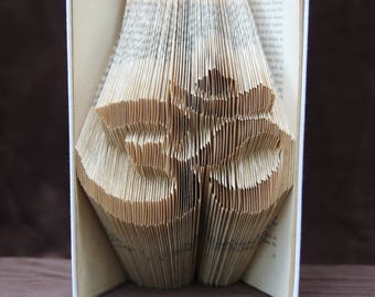 OM - ॐ  sign. Custom Order Folded Book, spiritual gift, Recycled art, Meditation, India, paper art, Yoga mantra, real handmade, OM symbol.