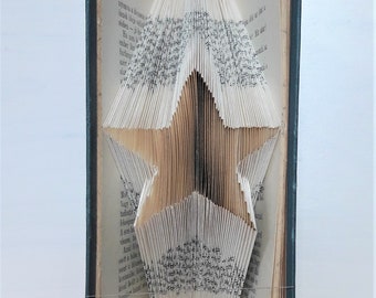 STAR. PATTERN for book folding. DIY astrology. origami tutorials. solar system. star icon.  Stern geschenk.