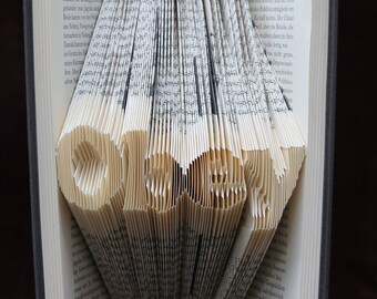 Obey Folded Book. Custom  made only.