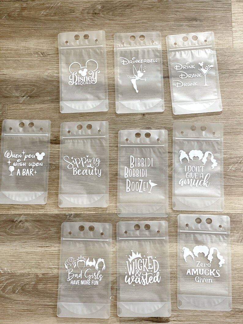 Reusable Drink Pouches: Funny Summer Party Favors image 7