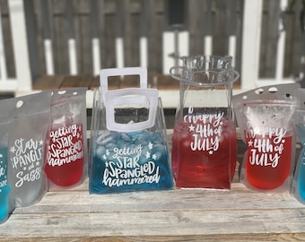 drink pouches, adult gift bag, drinking, summer drinks, summer vibes, funny summer gift, bachelorette party, tote, pool bag
