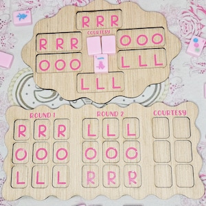 Mahjong Practice Board, Mahjong Beginner, Charleston, Mahjong Accessories, Wood Mahjong Tray, Mahjong Tiles
