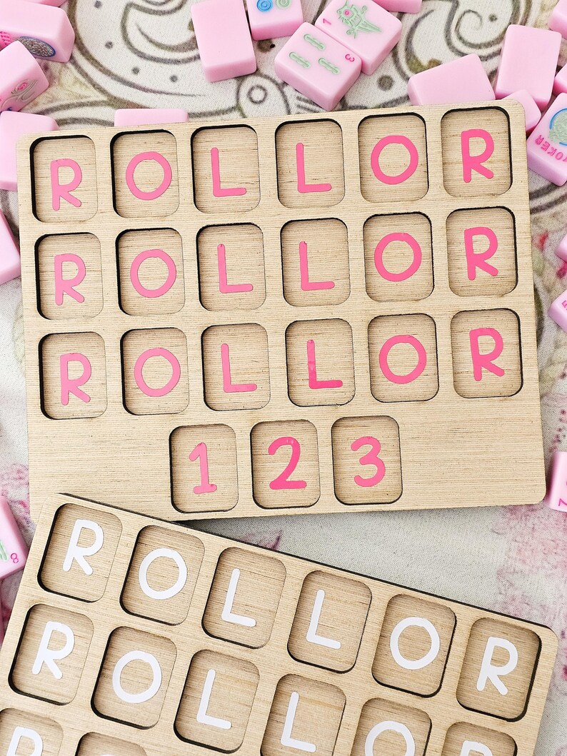 Mahjong Practice Boards | Mahjong Training Board for Beginners & Pros | Tile Placement Guide | Game Night Learning Tool image 6