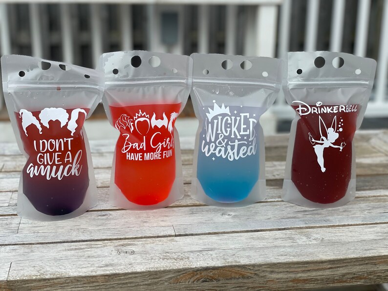 Reusable Drink Pouches: Funny Summer Party Favors image 6