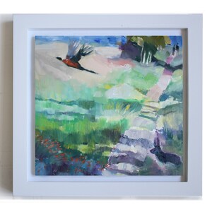 Number 20. Country walk - a gift piece - original hand painted design by Chrsitian Twelftree