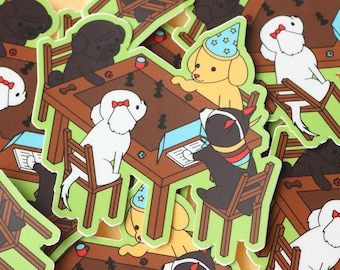 Dungeons and Dogs Sticker for Tabletop Gamers