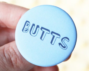 Butts Button | Inspired by Tina Belcher from Bob's Burgers