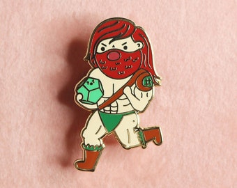 Barbarian Hard Enamel Pin | Classy Dice Buddies Lapel Pins | DnD, Dungeons and Dragons, D&D 5E Classes | Gift for Dungeon Master | DnD Shop