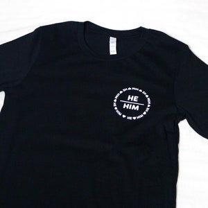 Kawaii Gender Spectrum Pronoun T-shirts Sheher, Hehim, Theythem Pink ...