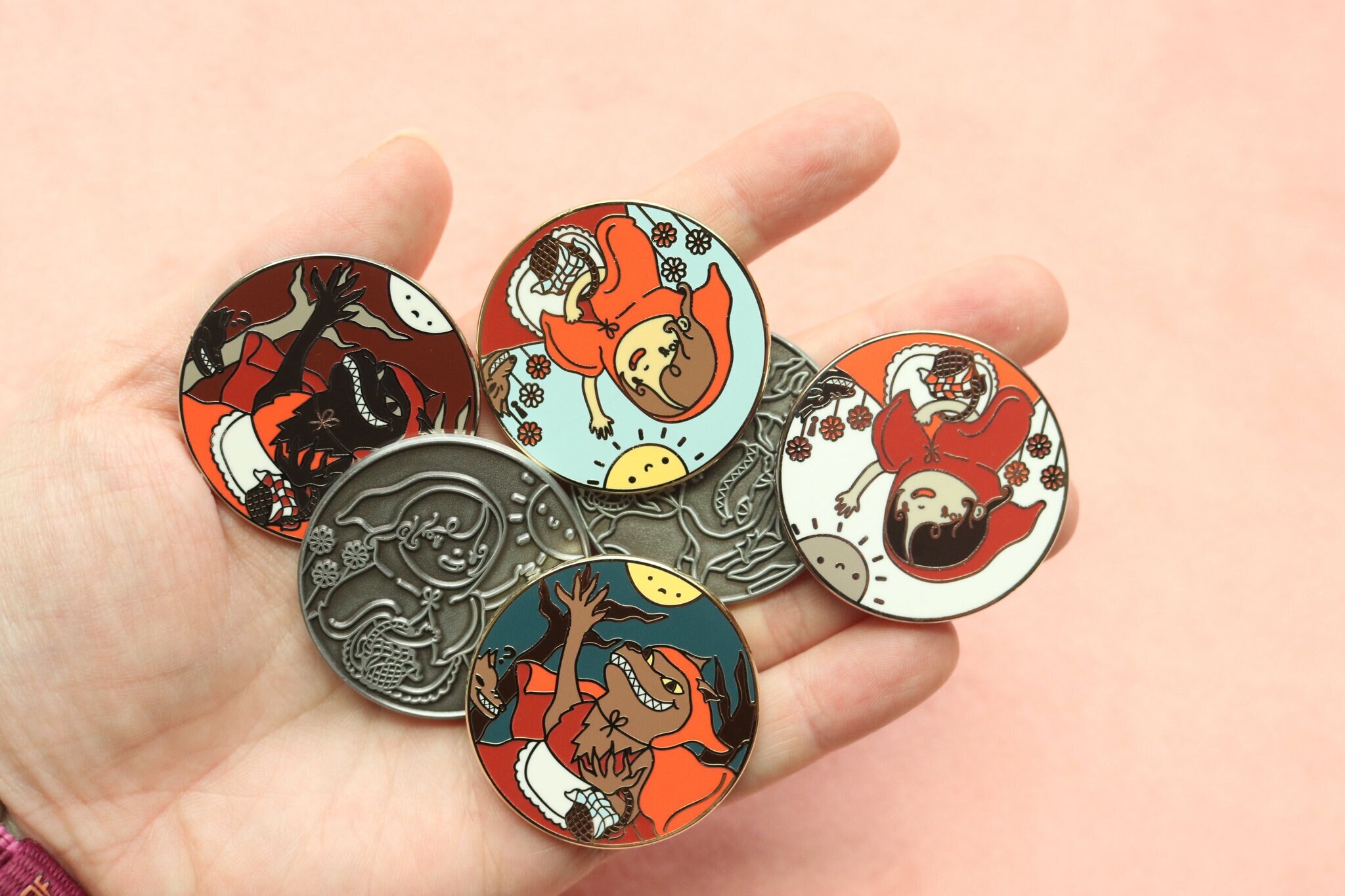 DL1997 Little Monsters ヘラクレス ピンバッジ5個セット Little Monster Coin - Etsy