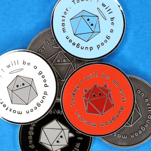 Dungeon Master Alignment Coin | Coin for RPG players and DMs | DnD 5e, Dungeons and Dragons, Pathfinder