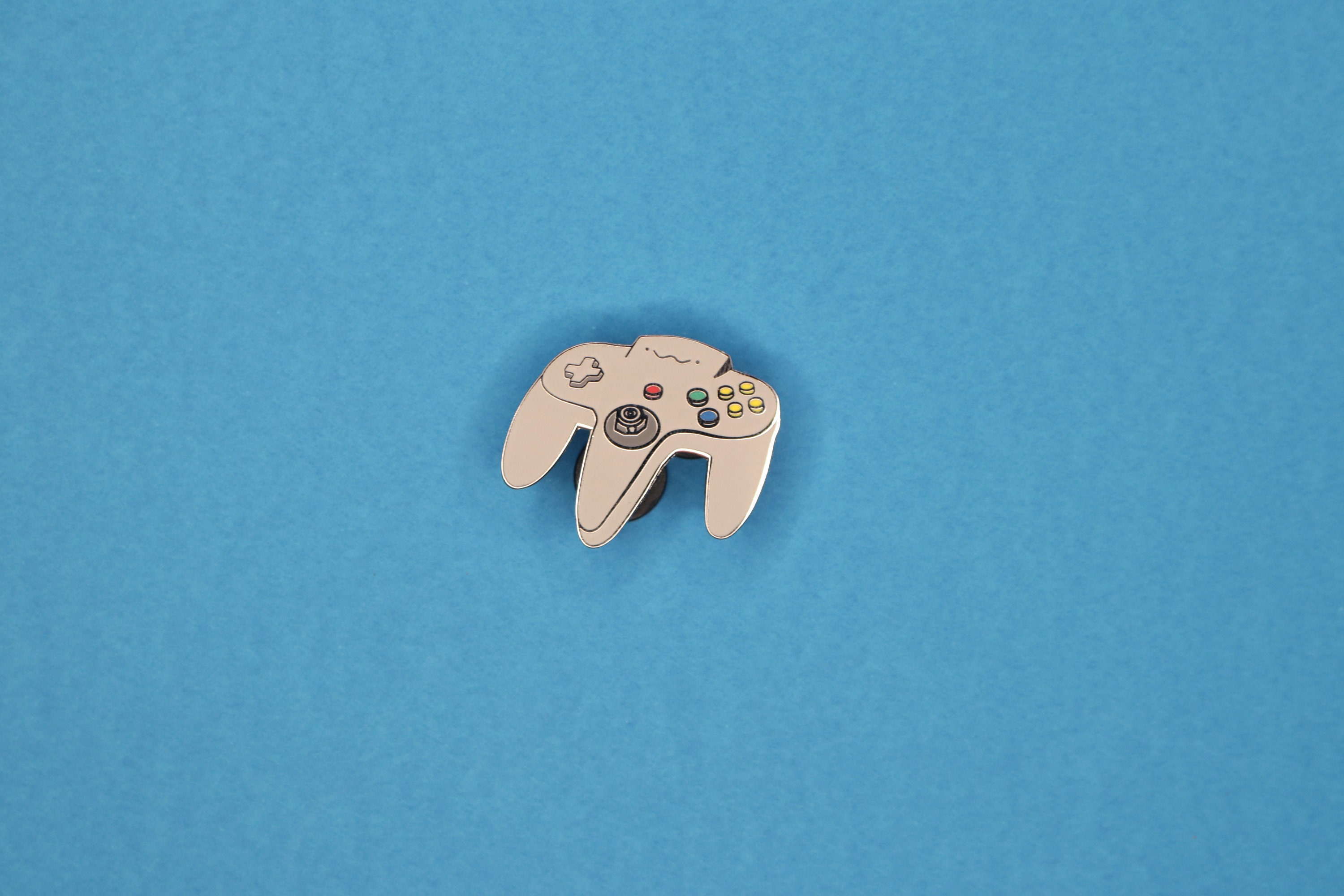 N64 Controller Hard Enamel Pin Pin Blue Green Gray or Etsy