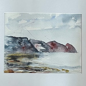 Crackington Haven - abstract - Watercolour by David Thorn - 82