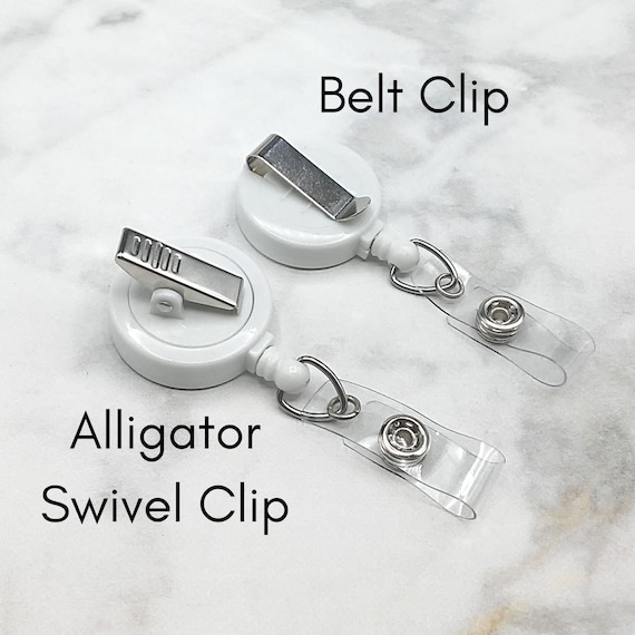 Bow Badge Reel/ Glitter Bow/ Belt Clip Badge Reel/ Retractable Badge Reel