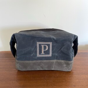 Custom Listing for Melinda  - Embroidered Shaving Kit-Dopp Kit