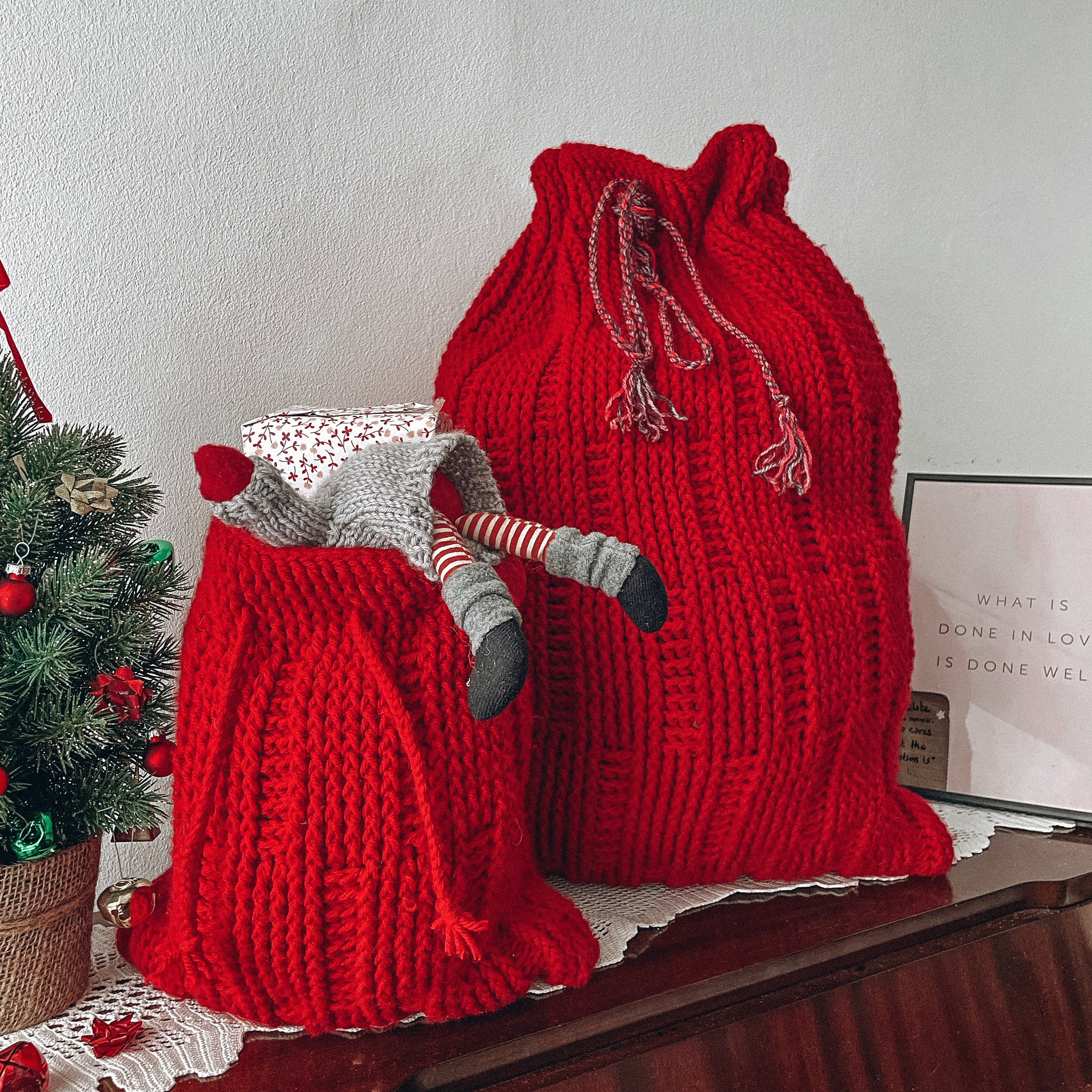 Crochet santa sack pattern clearance