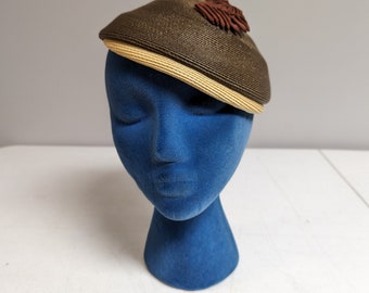 Vintage Green Womens Beret Hat