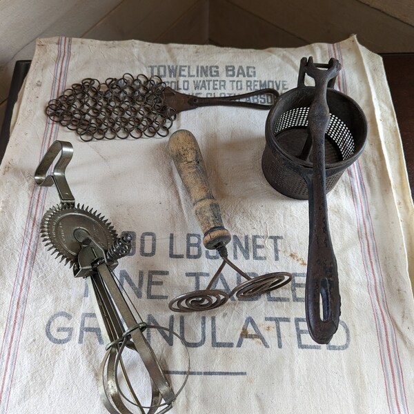 Antique Kitchen Items Etsy