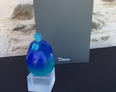 Exceptional statue glass paste the tenderness Daum by Mireille Honein