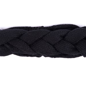 Frida Black jersey headband