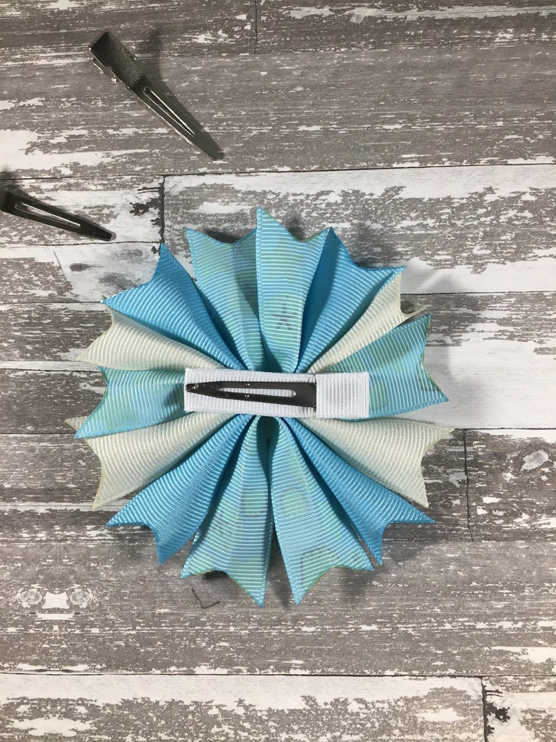 Seashell Hair Bow Summer Hair Bow At The Beach Hair Bow