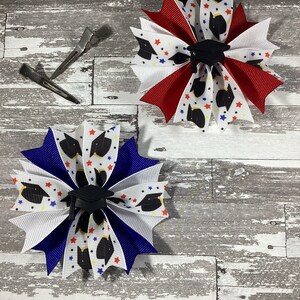 Graduation Hair Bow, School Hair Bow