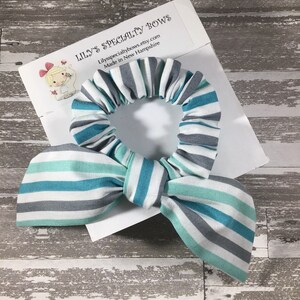Striped Scrunchie, Bow Scrunchie, Top Knot Scrunchie, Bunny Ear Scrunchie