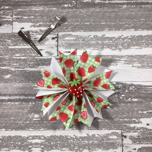 Strawberry Hair Bow