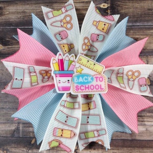 Back to School Hair Bow