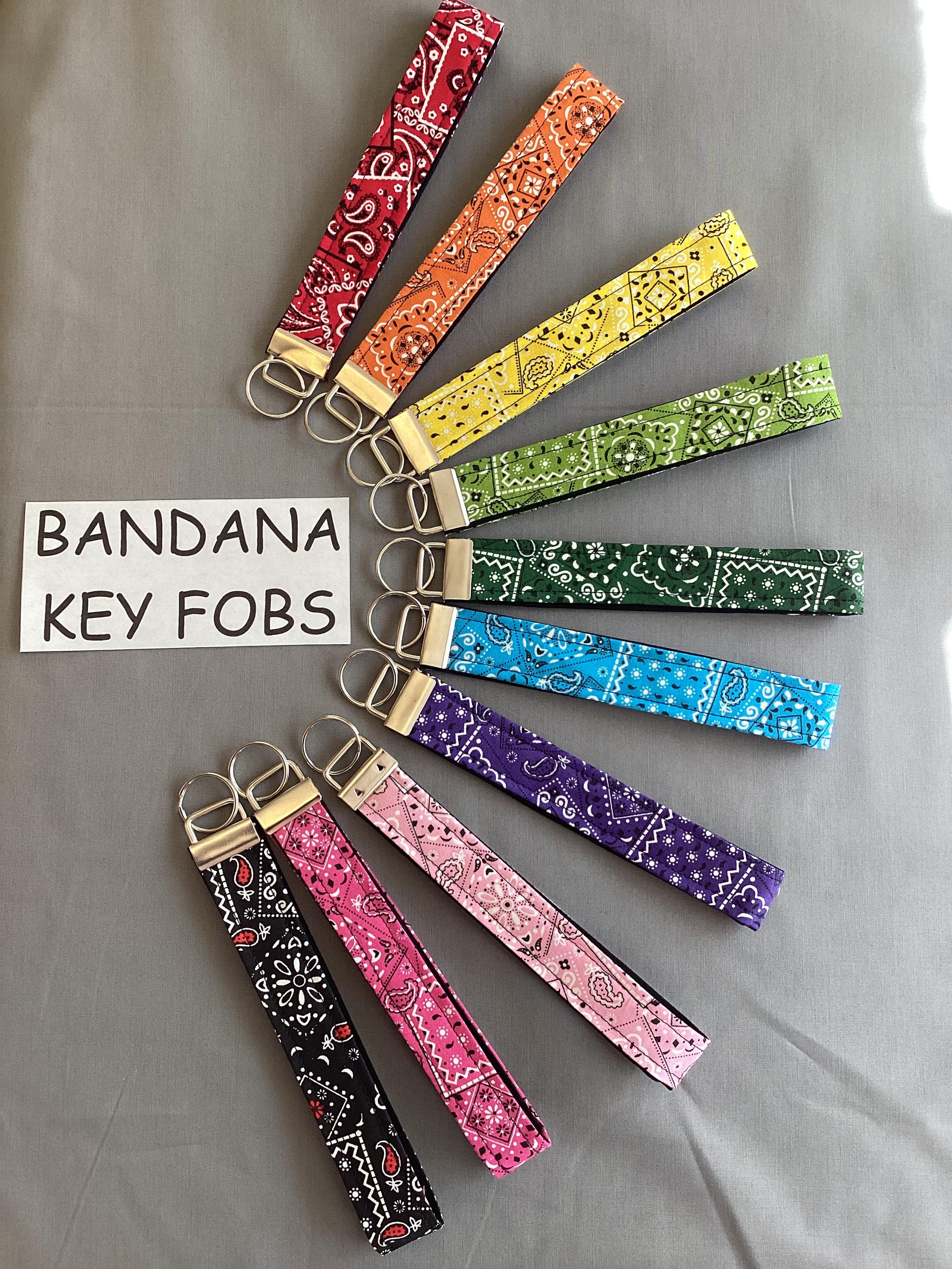 Bandana Key Chain - Etsy