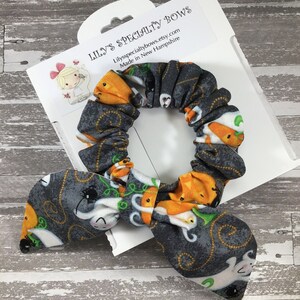 Ghost Scrunchie, Bow Scrunchie, Top Knot Scrunchie, Bunny Ear Scrunchie, Halloween Scrunchie