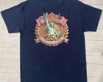 250th Anniversary Statue of Liberty T-Shirt: Patriotic USA Pride Tee