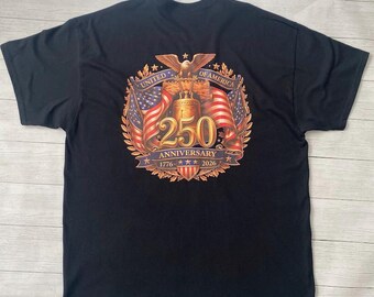 250th Anniversary Eagle Liberty Bell T-Shirt: Patriotic USA Pride Tee