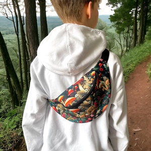 Pilz Gürteltasche, Waldliebhaber Festival Hüfttasche, Gürteltasche für einen Spaziergang, Reise-Gürteltasche, Geldbeutel Hüfttasche, Urlaubstasche