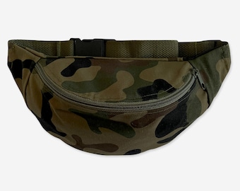 Camouflage olive bum bag, Moro festival bumbag, Hip bag, Waist bag for a walk, Travel Bum Bag, Waist pack, Holiday pouch, Military styl bags